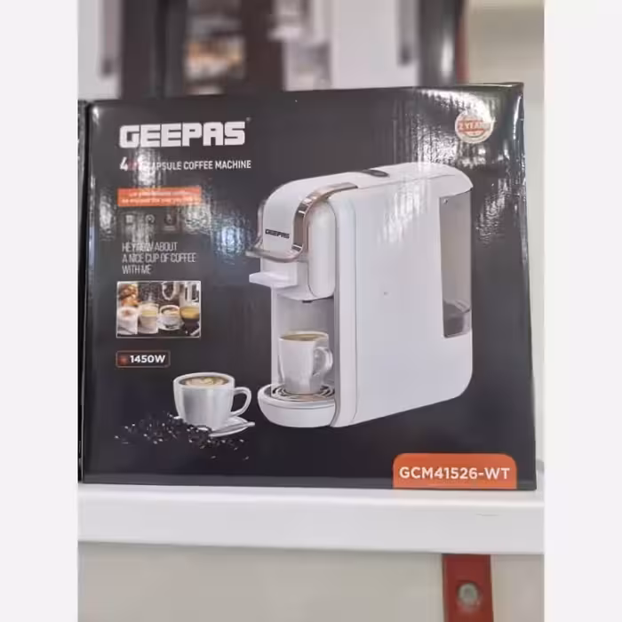 اسپرسوساز 4 کاره جیپاس مدل GCM41526-WT  لطفا قبل ازثبت موجودی وقیمت بگیرید