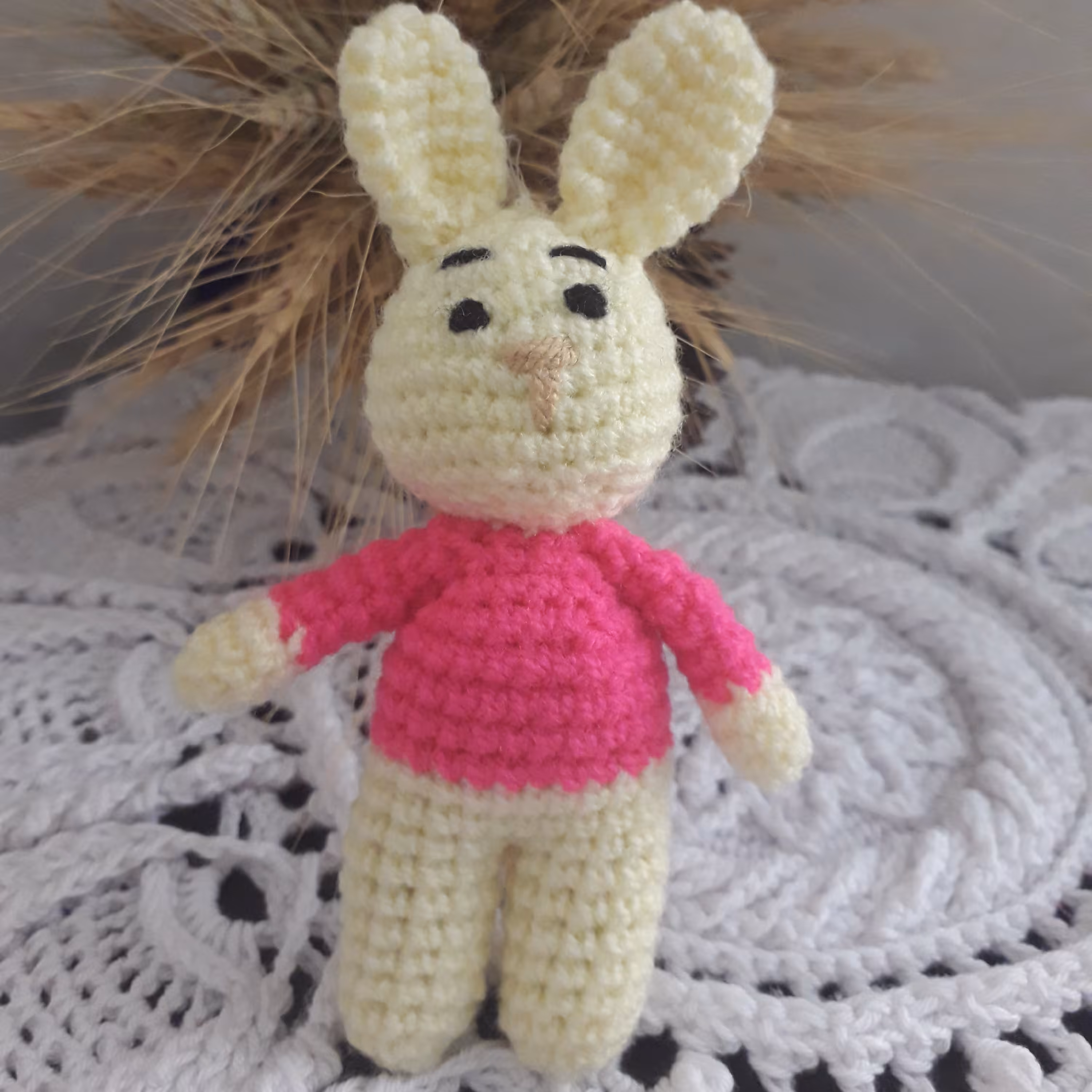 جا کلیدی عروسک خرگوش قلاب 