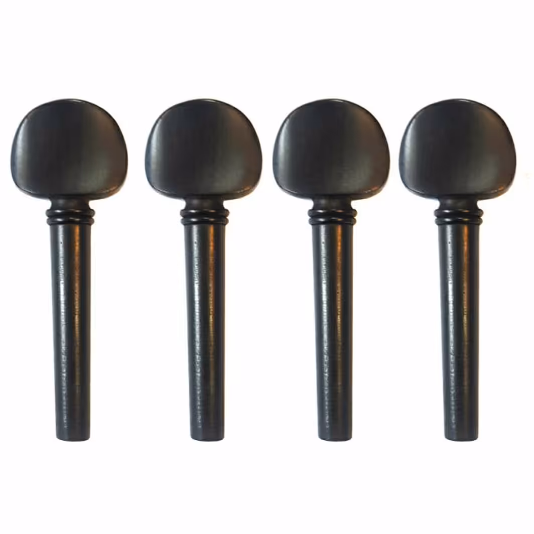 گوشی ویولن آبنوس صدف دار اصلی بسته 4 تایی