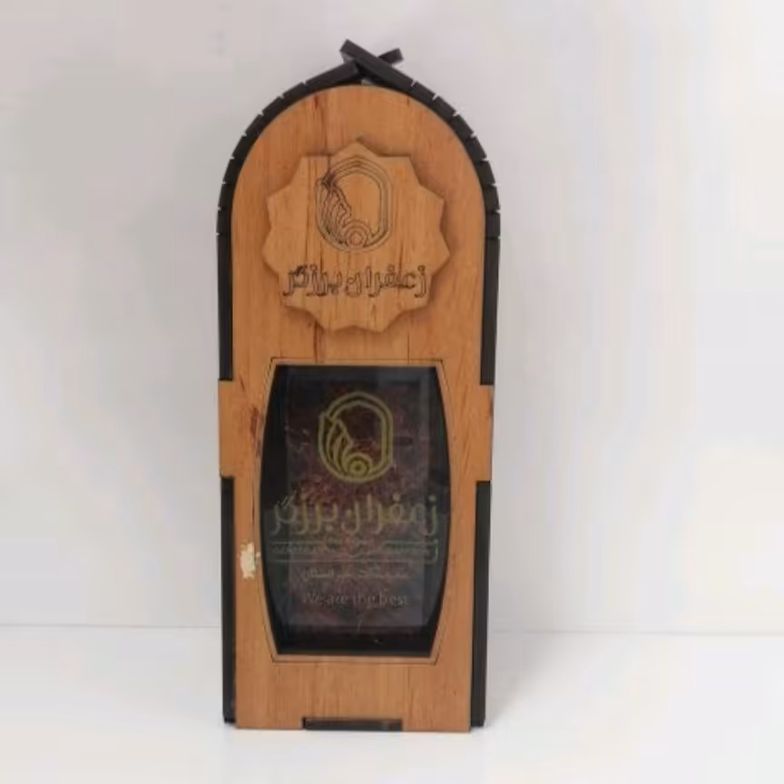 زعفران جعبه راش یک مثقالی