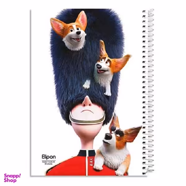 دفتر مشق 80 برگ الیپون کد 2332357