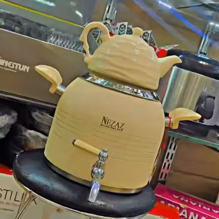 قوری کتری رنگی 6 لیتر گنجایش 