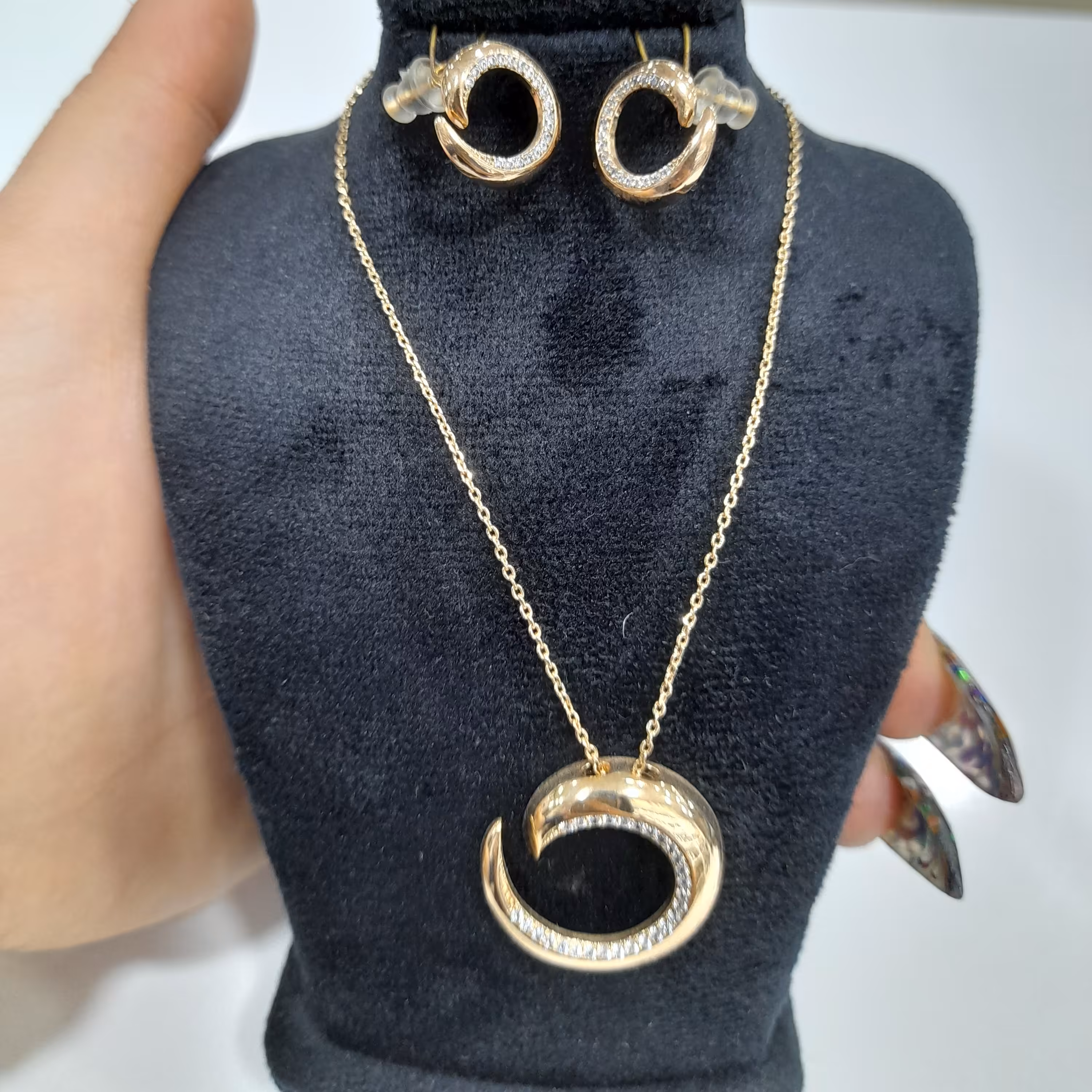 نیم ست نگینی 9