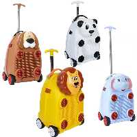 چمدان چرخ دار مسافرتی کودک طرح حیوانات Peng Da Toys