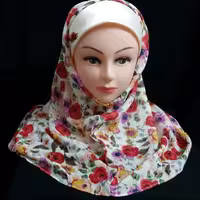 مقنعه نرجس دخترانه5