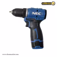 دریل شارژی NEC براشلس لیتیوم 16 ولت مدل 1616
