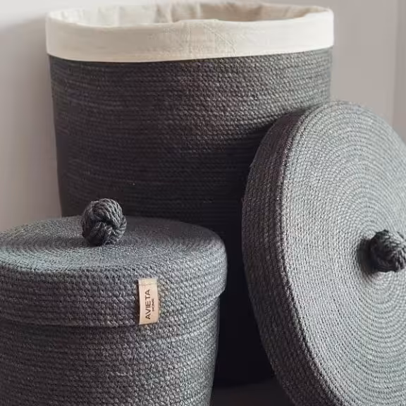 باکس اسباب بازی ولباس در سه رنگ طوسی خاکستری و سفید درابعاد 30 40 50