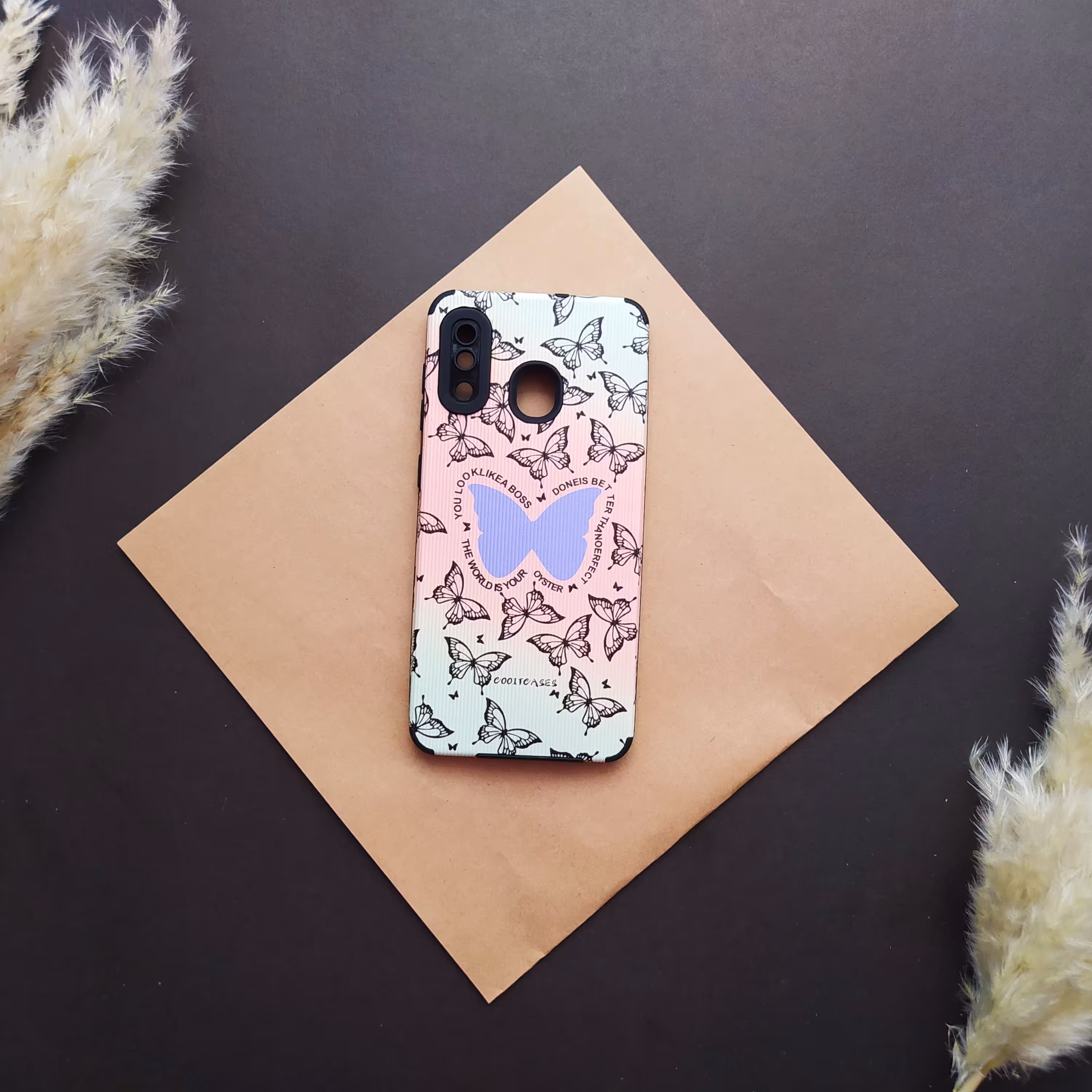 قاب گوشی سامسونگ A30 و A20 ارسال رایگان مدل پروانه ای