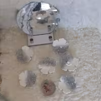 هفت سین تمام رزینی طرح گل 