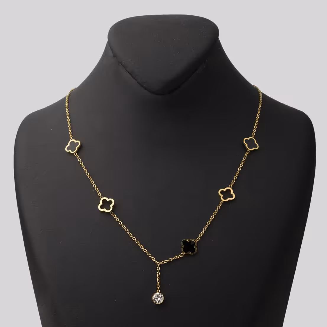 گردنبند  استیل 316 رنگ ثابت و ضد حساسیت کد 8