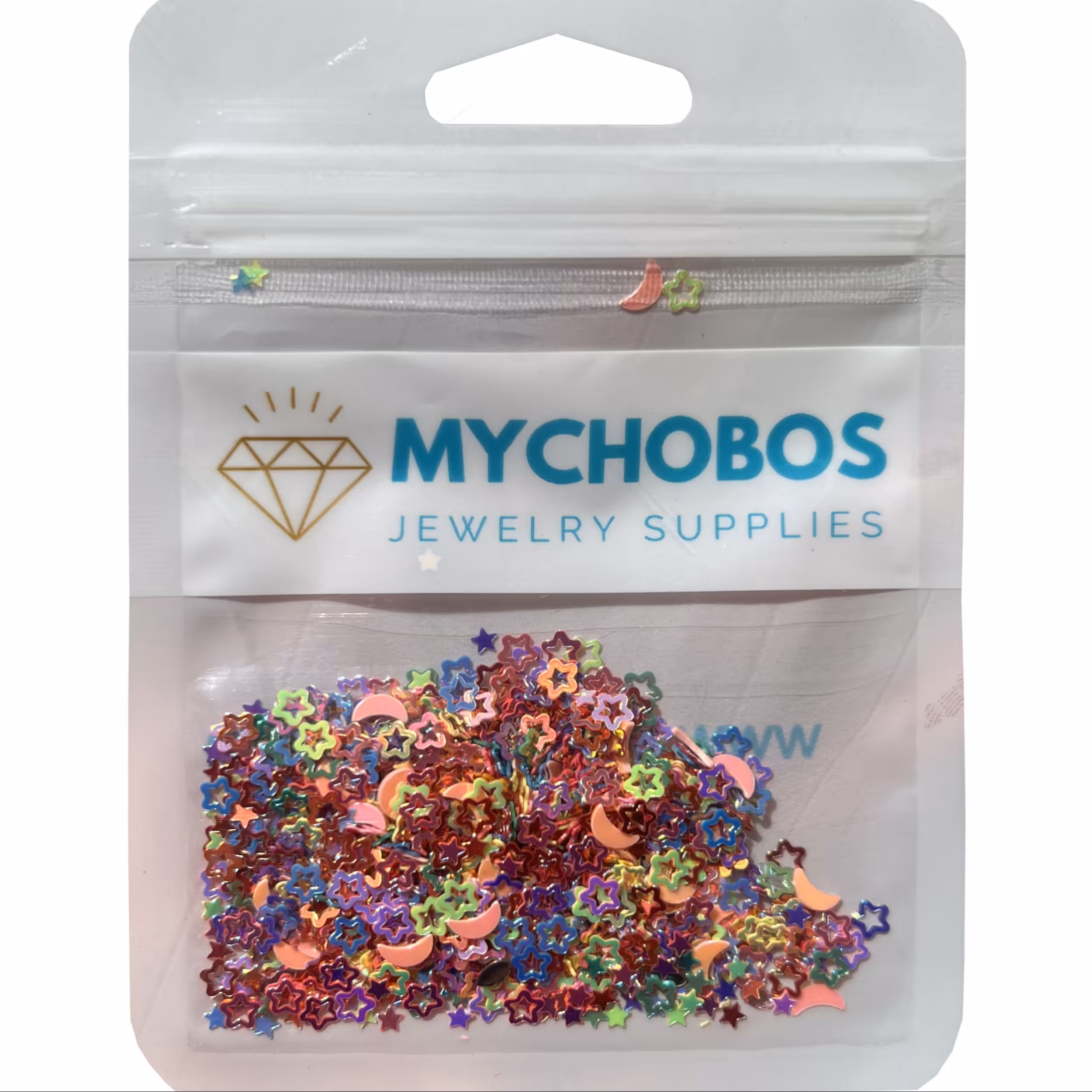 پک دیزاین ناخن مدل ستاره و ماه