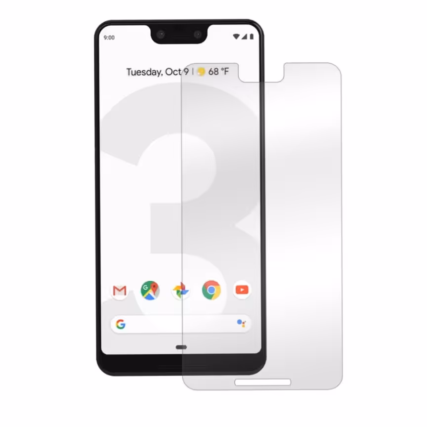  گلس نانو مات بلوکات (ضد اشعه آبی) و ضد ضربه گوشی گوگل Pixel 3 XL برند راک اسپیس