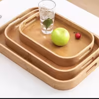 سینی پذیرایی بامبو مستطیلی محصول پاچی ترکیه