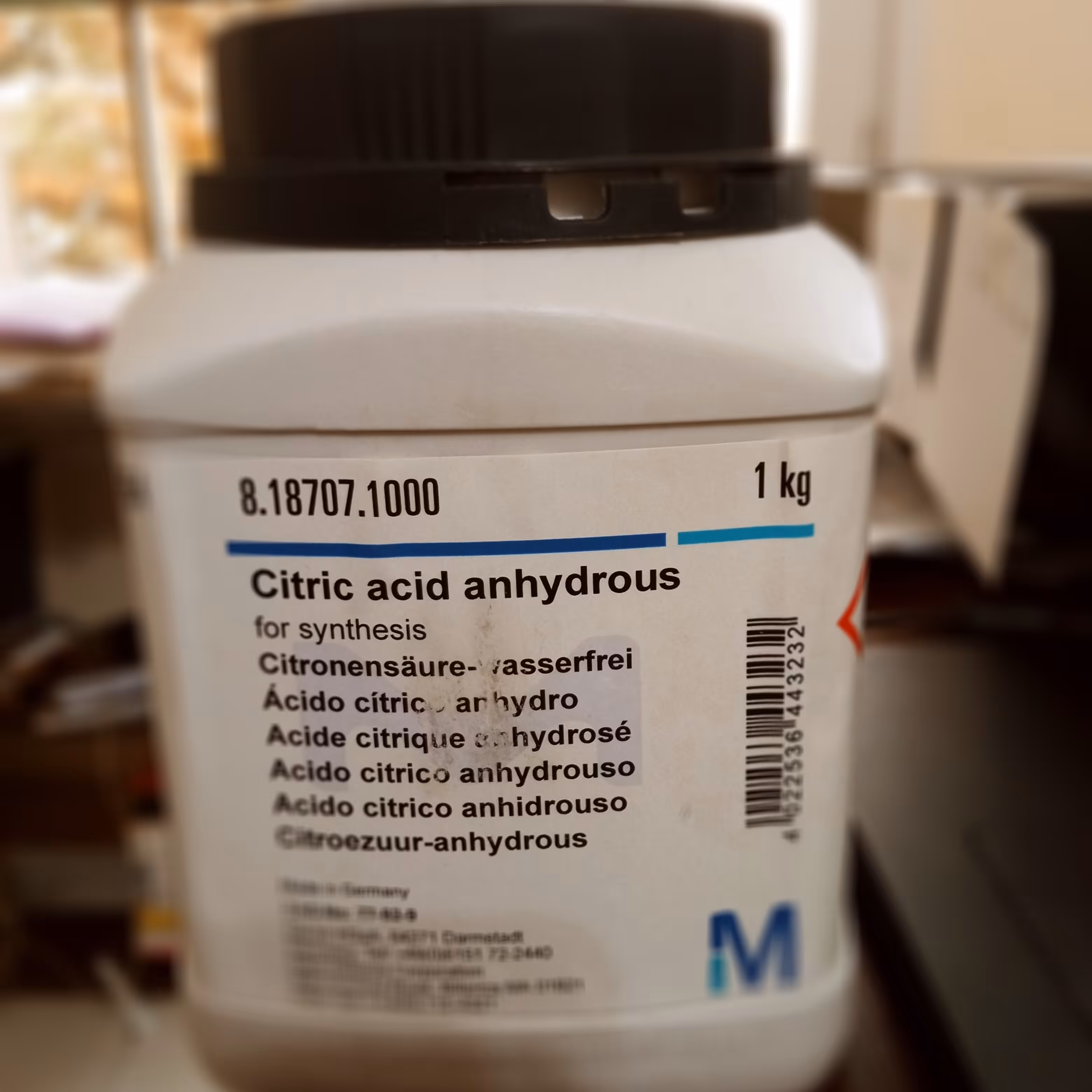 سیتریک اسید بدون آب (15 گرم)