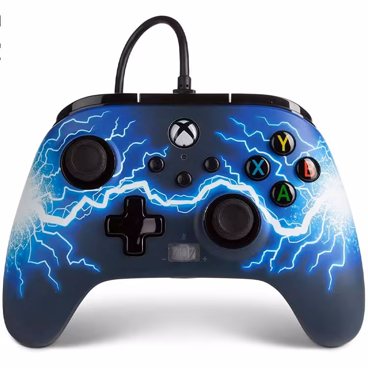 خرید گیم پد ایکس باکس PowerA Enhanced Wired Controller for XBOX Series X|S - Arc Lightning با بهترین قیمت