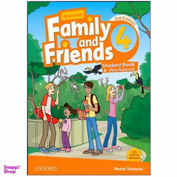 کتاب American Family and Friends 2nd 4 اثر Naomi Simmons نشر هدف نوین