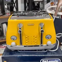 توستر  delonnghi  با گنجایش نان 4 تکه و رنگ و کیفیت منحصر به فرد 
