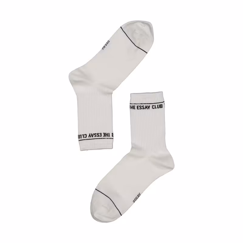 جوراب نیم ساق اسپرت ایسی کلاب مدل 400 سفید