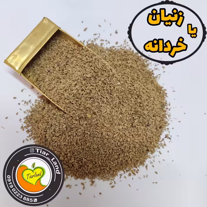 دانه زنیان یا خردانه فروشگاه تیارمزه، فاقد چوب و ناخالصی