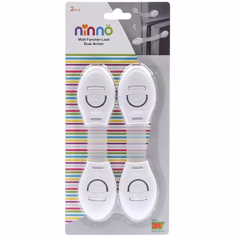 قفل چند کاره کودک ninno 2 عددی کد 953270