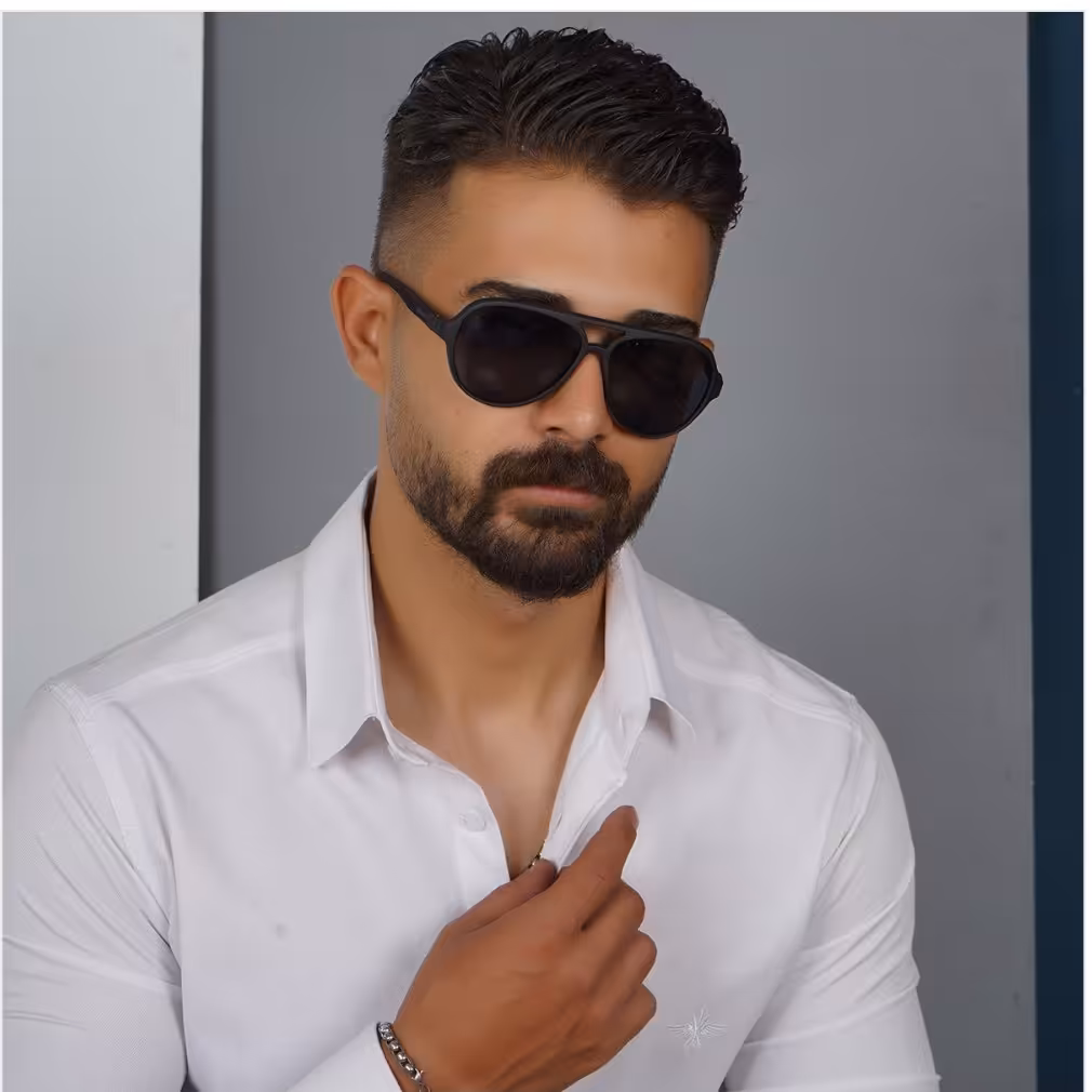 عینک مشکی مردانه مدل Aras