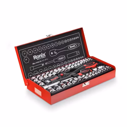 مجموعه 40 عددی آچار بکس سایز 3.8 اینچ دسته TPR رونیکس مدل RH-2640