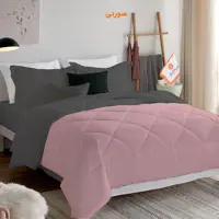 سروس روتختی چیداری مدل دورو دونفره  رنگ صورتی و طوسی تیره