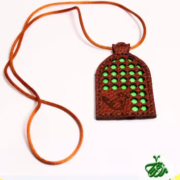 حرز امام جواد علیه االسلام ،چرم طبیعی و مصنوعی مدل مرغ آمین