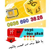 سیم کارت رند اعتباری ایرانسل 09366903828