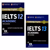 کتاب IELTS Cambridge 13 Academic &12 Academic اثر جمعی از نویسندگان انتشارات سپاهان دو جلدی