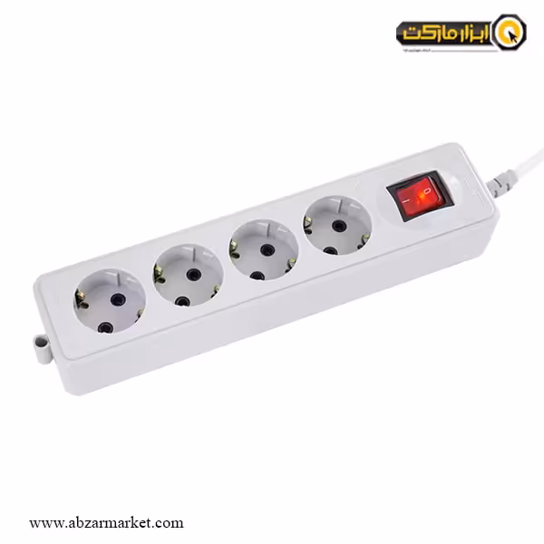 چهار راهی ارت دار پارت الکتریک با کابل 3 متری نیک