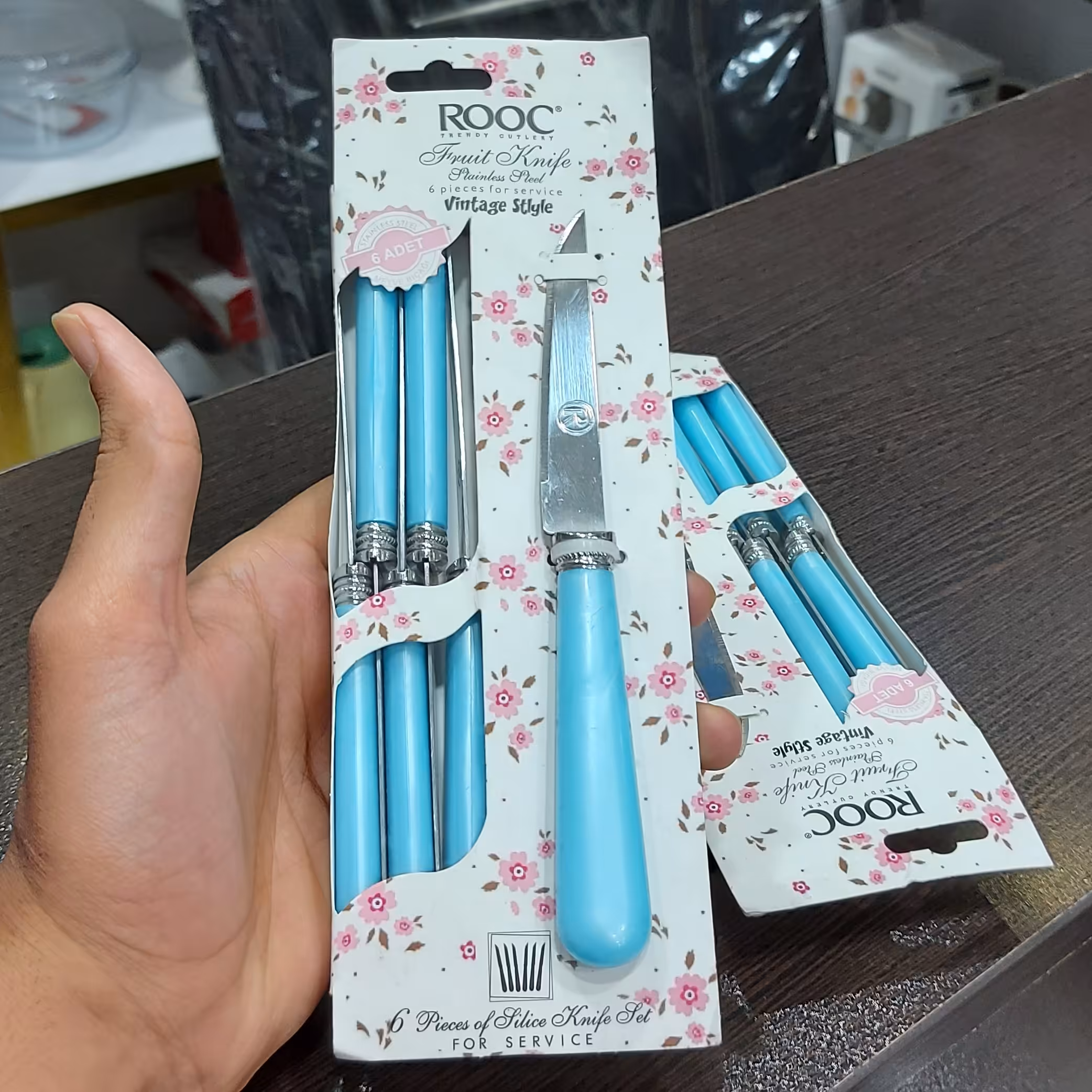 چاقو میوه 6 عددی ROOC مدل JST086