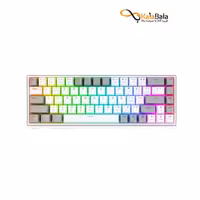 صفحه کلید ردراگون CASTOR K631WG-RGB با سوئیچ قرمز