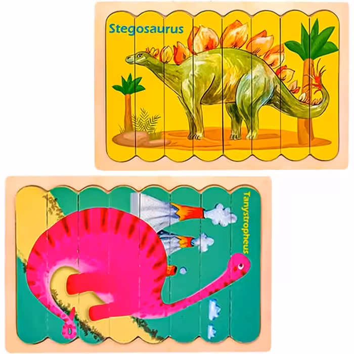 پازل دو وجهی یا پازل کرکره ای چوبی