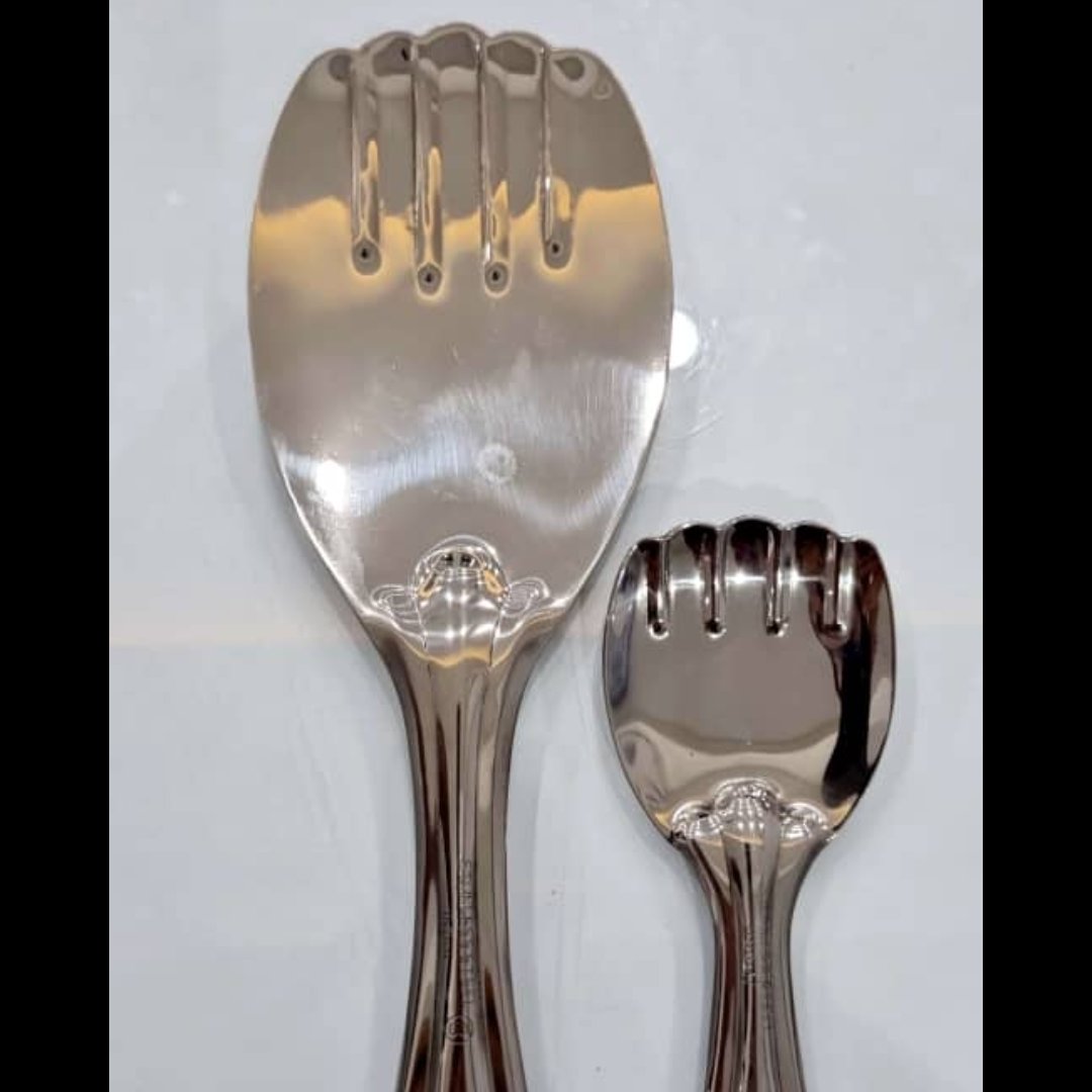 کفگیر پنجه ای برنج و کفگیر 
