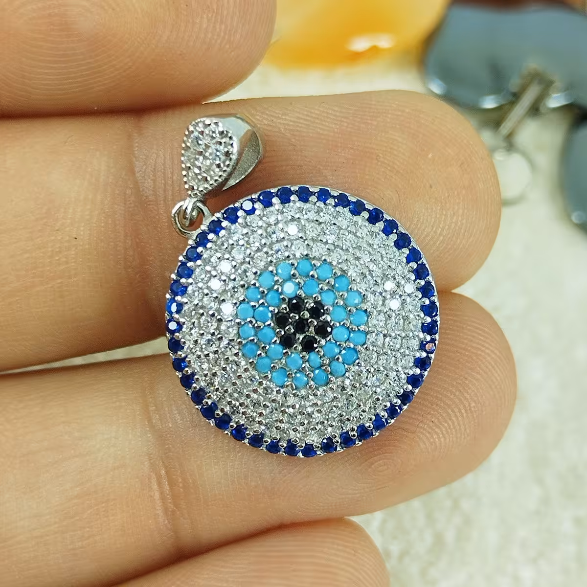 آویز گردنبند نقره زنانه سلین کالا 11744984