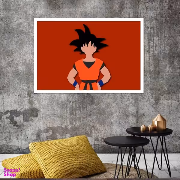 تابلو بکلیت طرح انیمه دراگون بال مدل قاب شاسی W-s8474