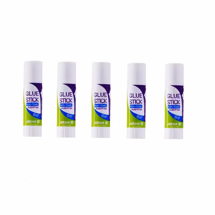 چسب ماتیکی آریا مدل 15 بسته پنج عددی