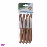 چاقو میوه خوری تروپیک مدل WOOD مجموعه 12 عددی