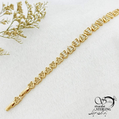 دستبند ژوپینگ طرح قلب کد 14357