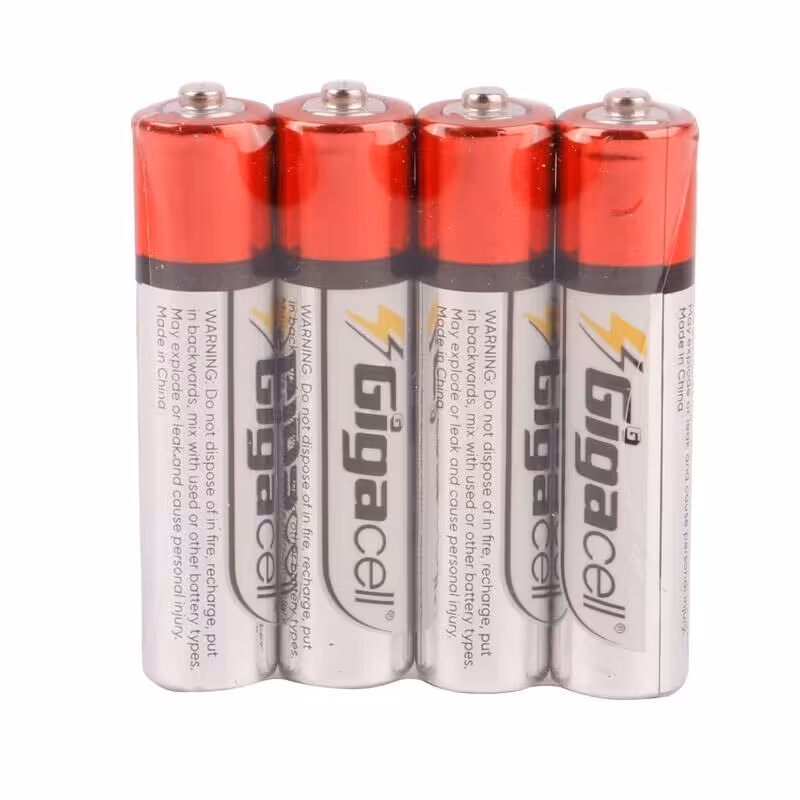 باتری نیم قلمی گیگاسل مدل heavy duty - بسته 4 عددی