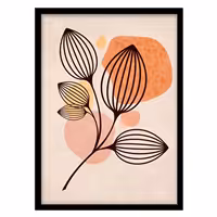 قیمت و خرید تابلو دکوراتیو مدل نقاشی مدرن برگ کد 1976