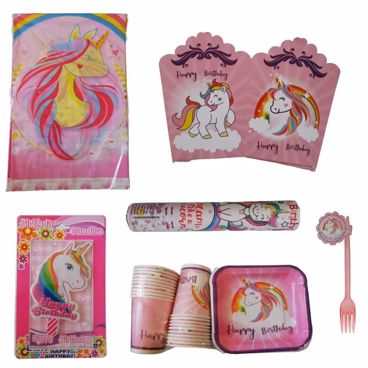 مجموعه 73 عددی تم تولد طرح اسب تک شاخ یونی کرن