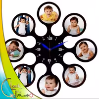 ساعت دیواری فانتزی 8 عکسه کد 386