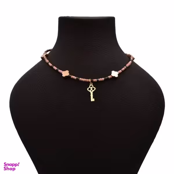 گردنبند طلا 18 عیار زنانه سانا گالری طرح کلید کد 545D2992