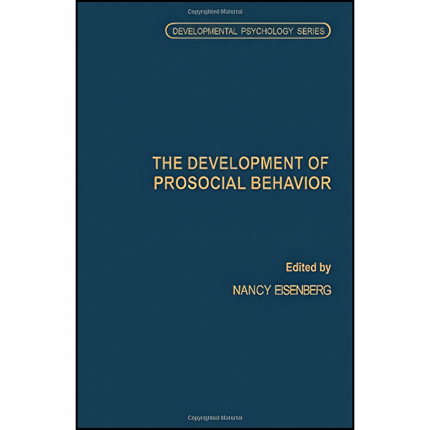 کتاب زبان اصلی The Development of Prosocial Behavior
