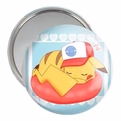 آینه جیبی خندالو مدل پیکاچو انیمه پوکمون کد 17313