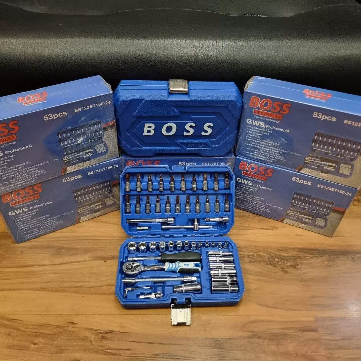 جعبه بکس 53 عددی با جعبه BMC باس- مدل BS-53pcs