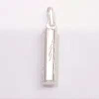 گردنبند حرز نقره لوله ای