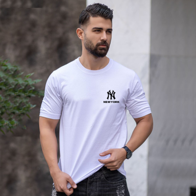 تیشرت مردانه NY رنگ سفید